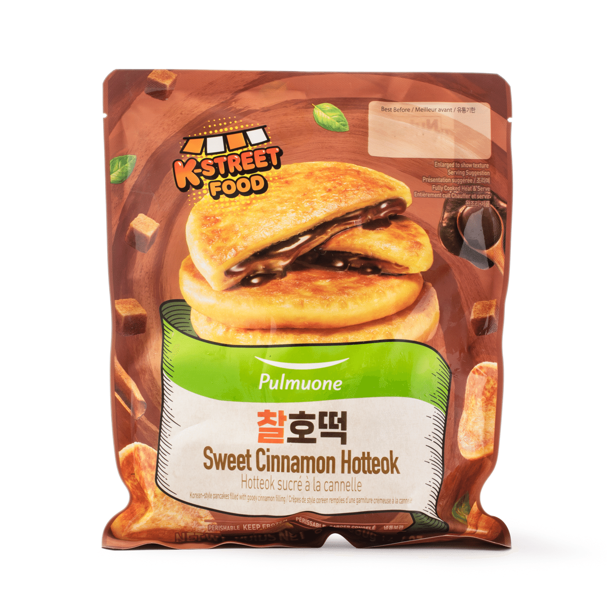 Pulmuone Sweet Cinnamon Korean Pancake Frozen 12.7 oz