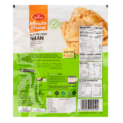 Haldiram Gluten Free Naan 400 gms - 4 pcs 400 g