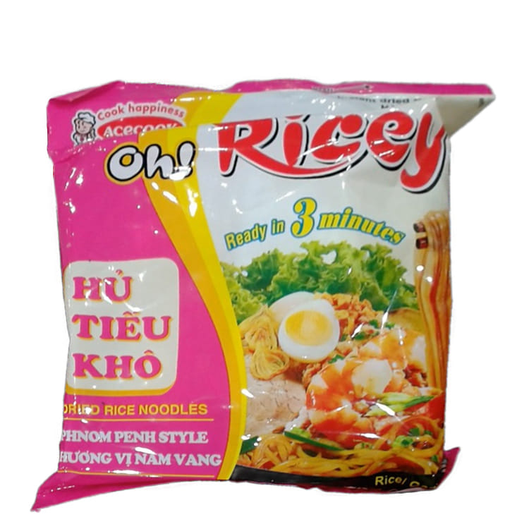 Acecook Oh! Ricey 프놈펜 스타일 건조 쌀국수 71 그램