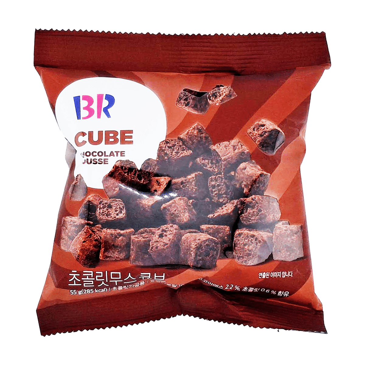 베스킨라빈스 초코릿무스 큐브 55 그램