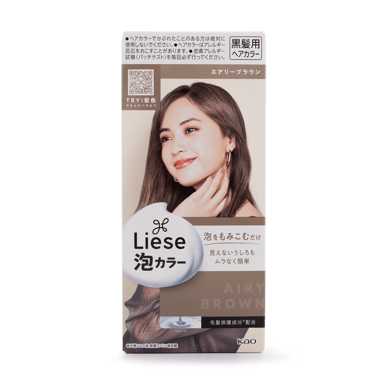 花王Liese 泡カラー エアリーブラウン - Weee!