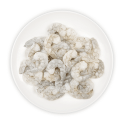 Asian White Peeled Tail-Off Shrimp, 26-30ct, Frozen 2 lb
