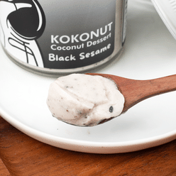 KOKONUT Plant-Based Coconut Pudding Black Sesame Flavor 6 온스