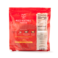 Deep Mix Vegetable Paratha 4pcs 14.1 oz