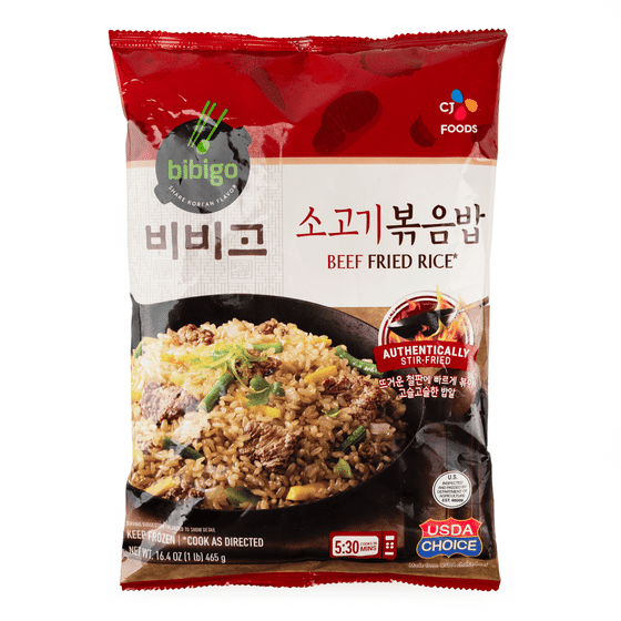 weee_frozen_CJ Bibigo Beef Fried Rice, Frozen 16.4 oz