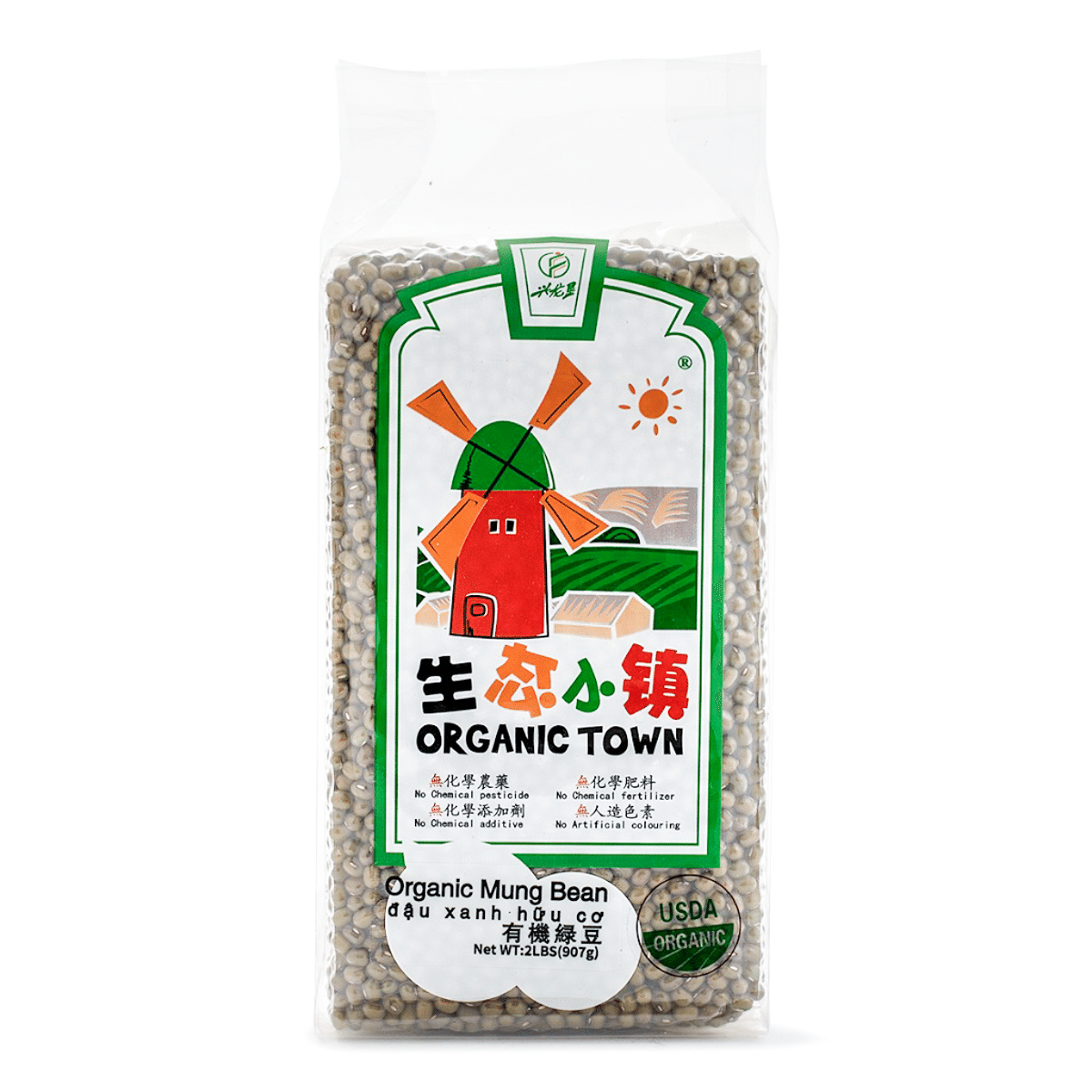 Organic Town 녹두 2 파운드*20 팩