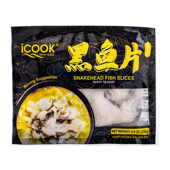 weee_seafood_iCook Snakehead Fish Slices Frozen 250 g