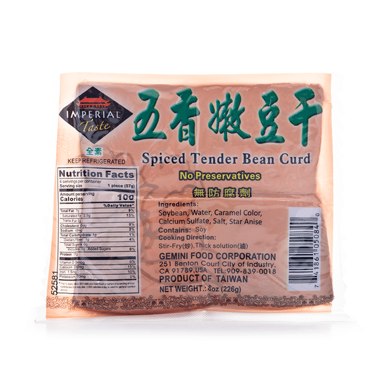 Imperial Taste Spiced Tender Bean Curd 226 g