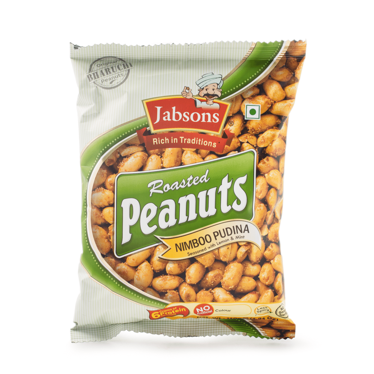 Jabsons Roasted Peanuts - Nimboo Pudina 140 gramo(s)