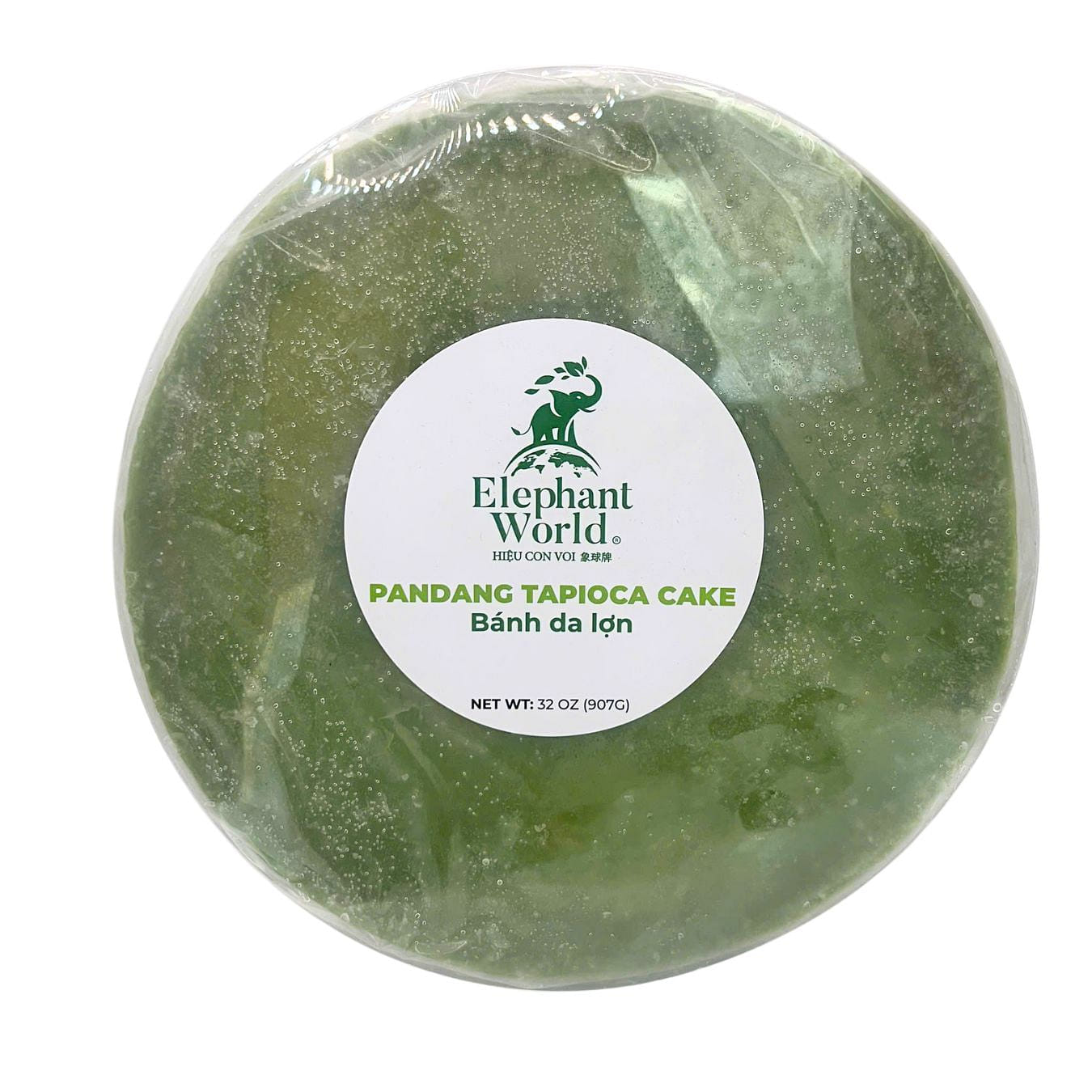 Bolo de tapioca com pandan Elephant World, congelado 32 oz