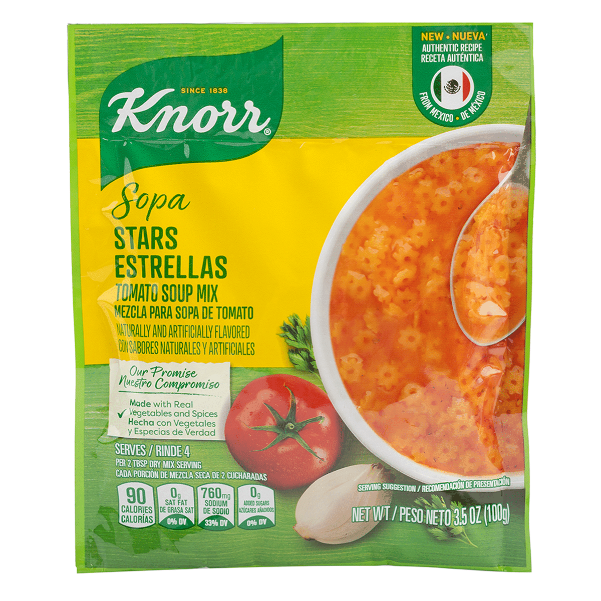 Knorr Tomato Based Star Pasta Soup Mix 3.5 oz