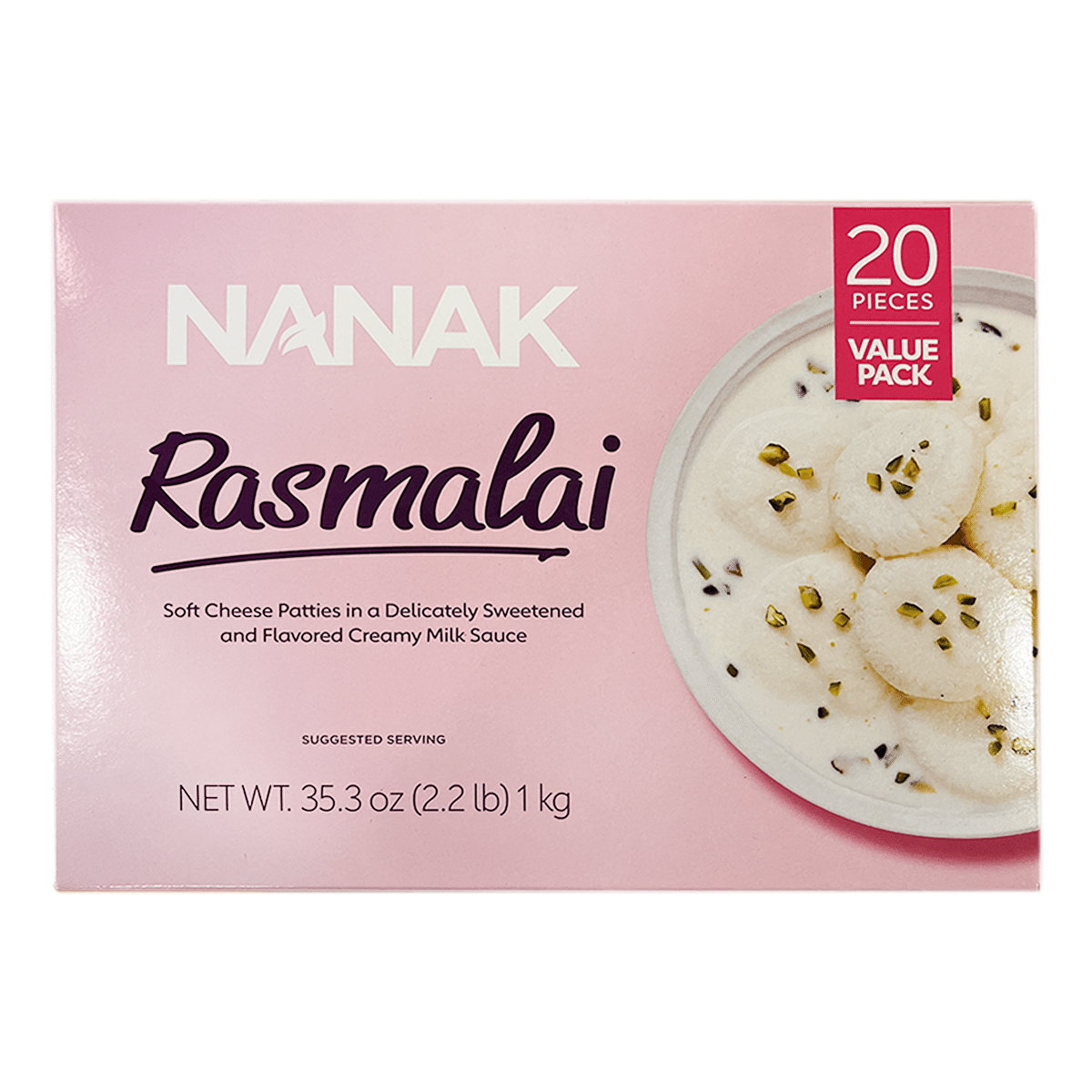 Nanak 인도 라스 말라이 디저트 2.2 파운드