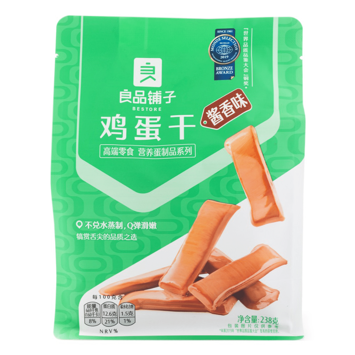 Bestore Dried Egg Snack, Soy Sauce Flavor 238 g*35 pack