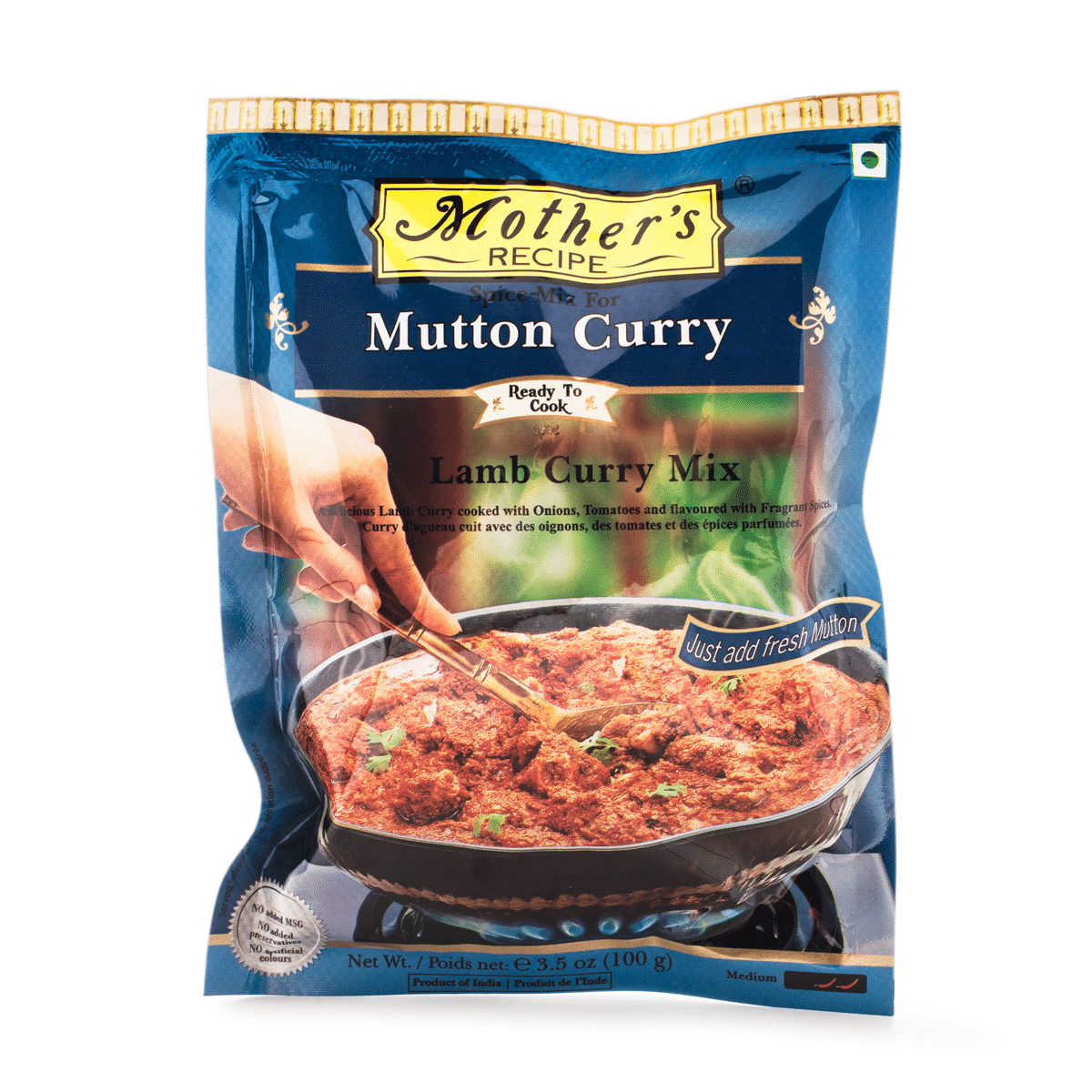 Mother's Recipe Mutton Curry Ready to Cook 100 그램