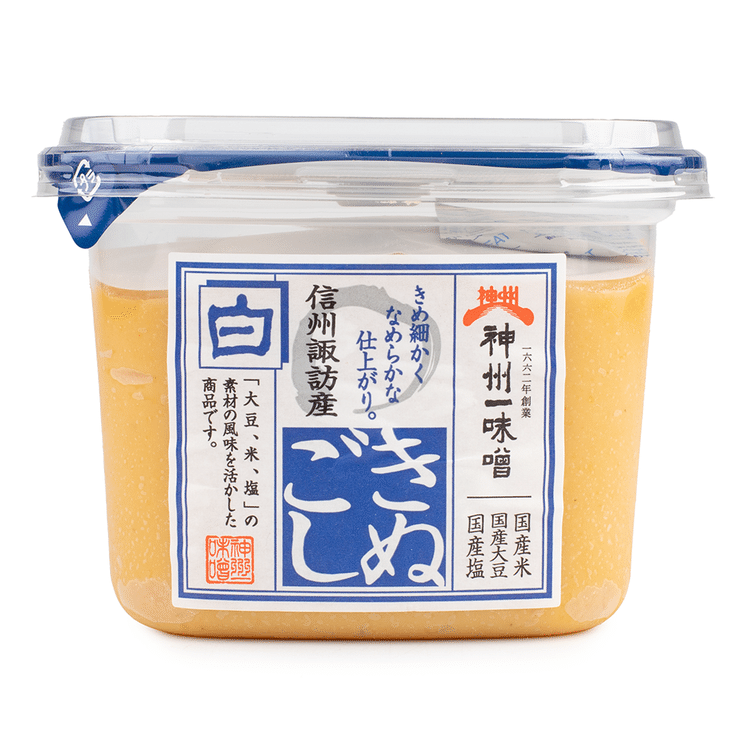 Get Miko Brand Mutenka Kinugoshi, White Miso Cup 26.5 oz Delivered