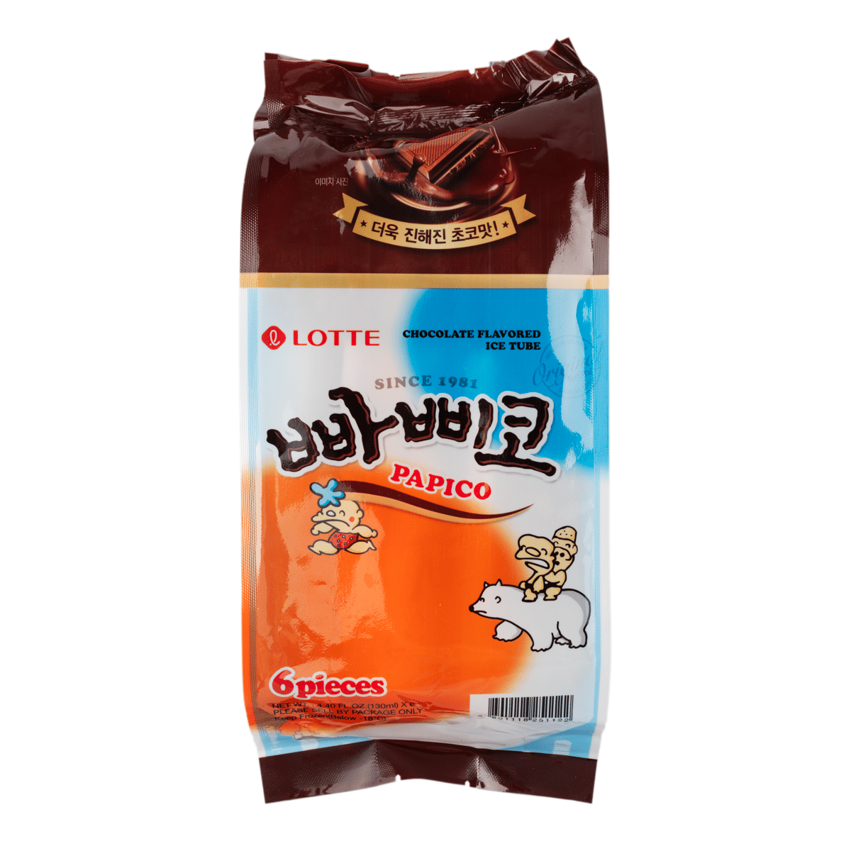 롯데 빠삐코 쭈쭈바 780 밀리리터
