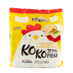 Paldo Koko Men Instant Noodle with Chicken Flavor Spicy Soup 120g*5 600 g
