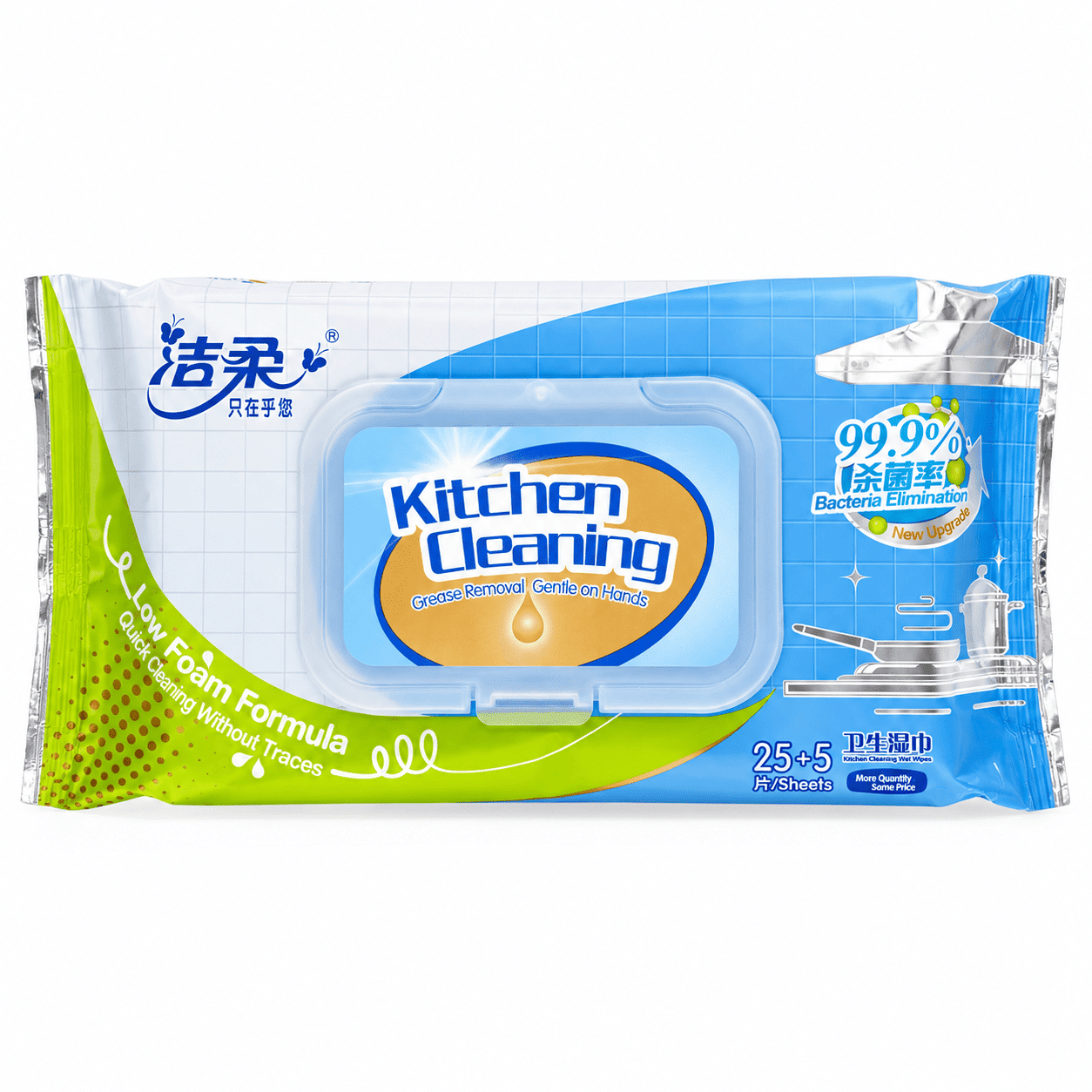 Toallitas Húmedas para Cocina C&S 30 unidades 1 unidad