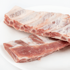 Pork Baby Back Rib Strips 2", Frozen 1.5 lb