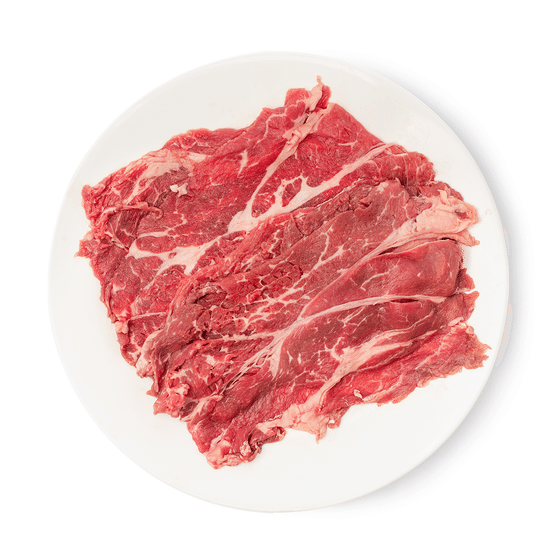 weee_meat_Thin Sliced Beef Chuck 2mm Thick 1 lb