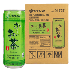 Itoen Oi Ocha Green Tea Unsweetened Case Sell (12cans) 10.6 액량 온스