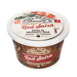 Del Real Molcajete Red Salsa, Fire Roasted 15 oz