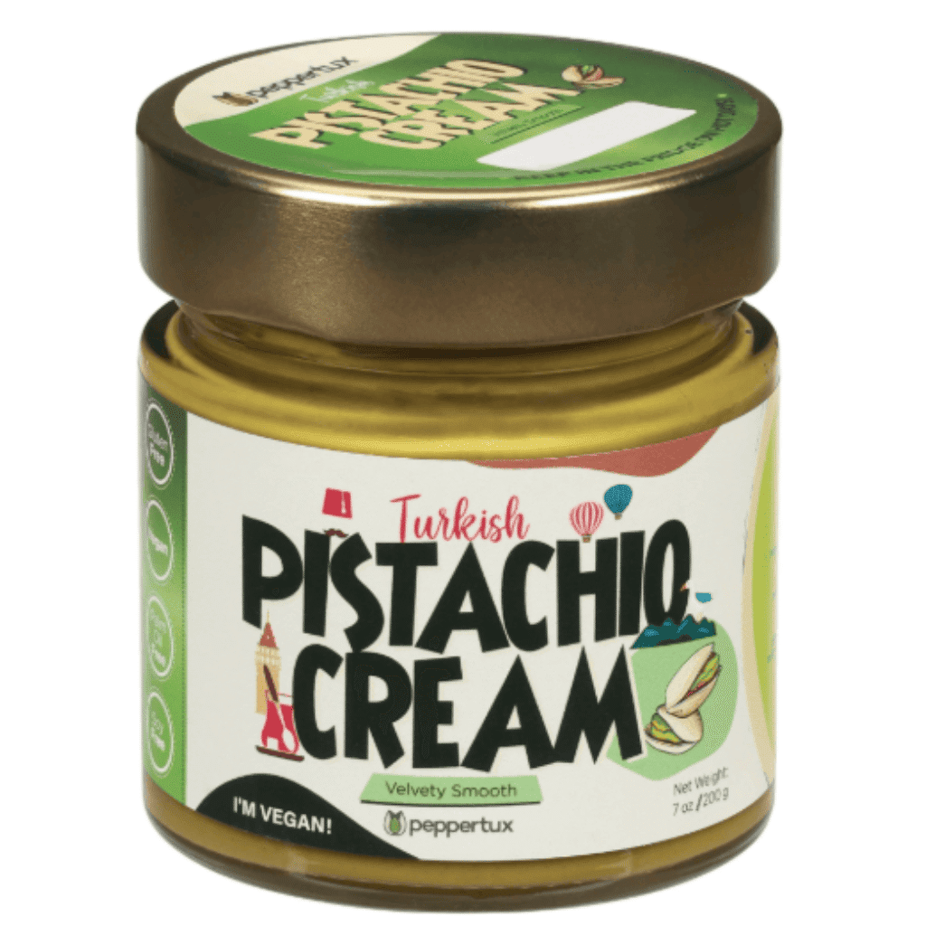 Peppertux Velvety Smooth Turkish Pistachio Cream 7 oz