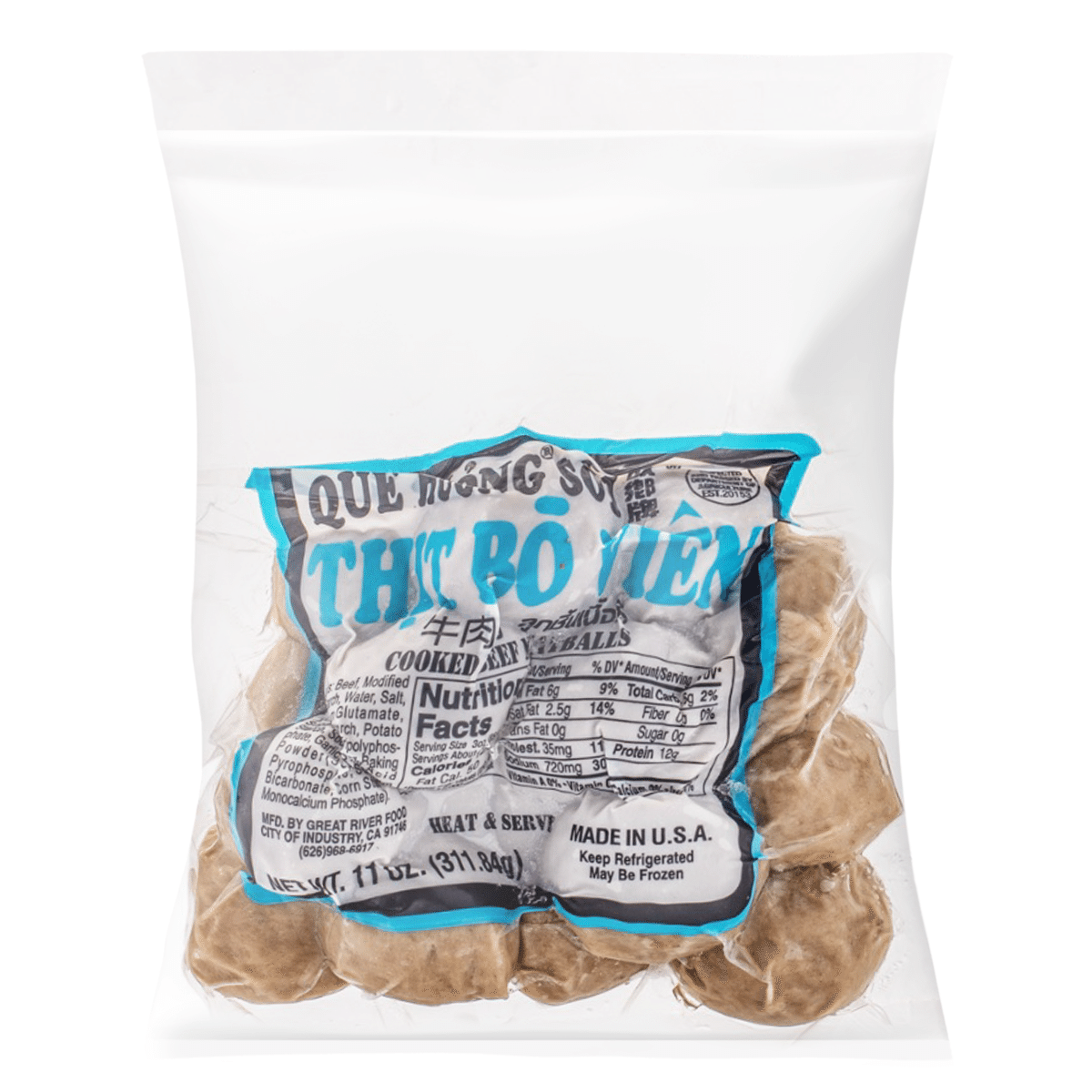 Bò Viên Quê Hương 11 oz