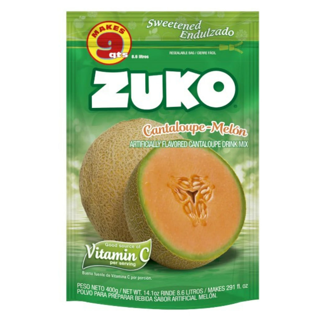 Zuko Cantaloupe Drink Mix 14.1 oz