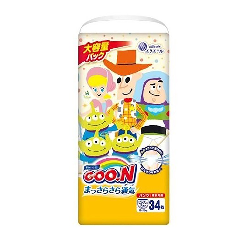 ディズニーデザインのおむつグーンN パンツ XXLサイズ 34枚入 - Weee!