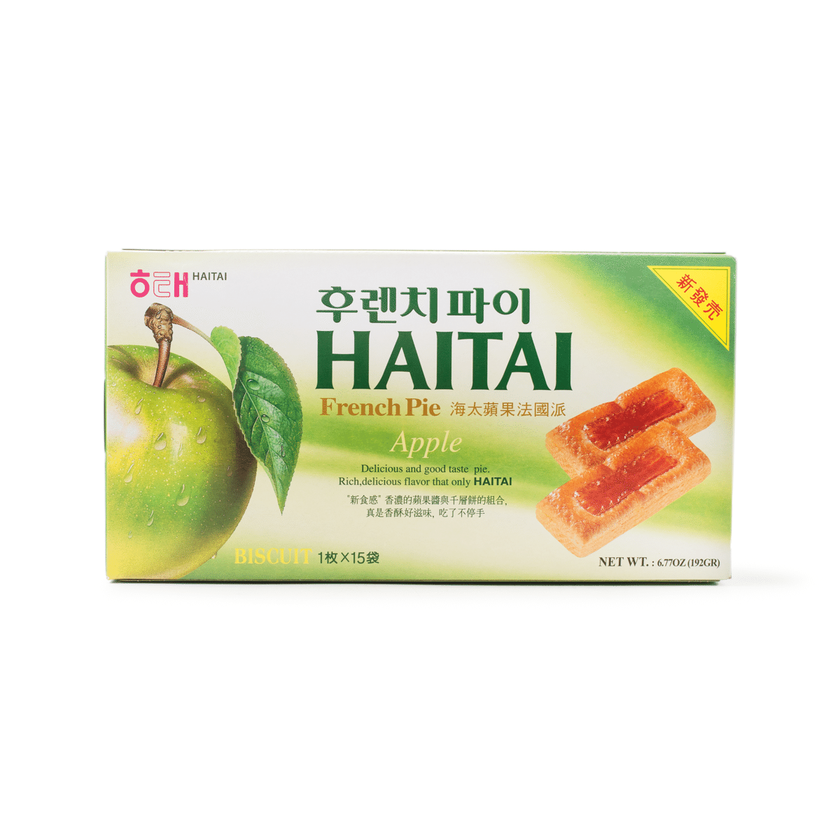 해태 후렌치파이 사과 15개 192 그램*12 팩