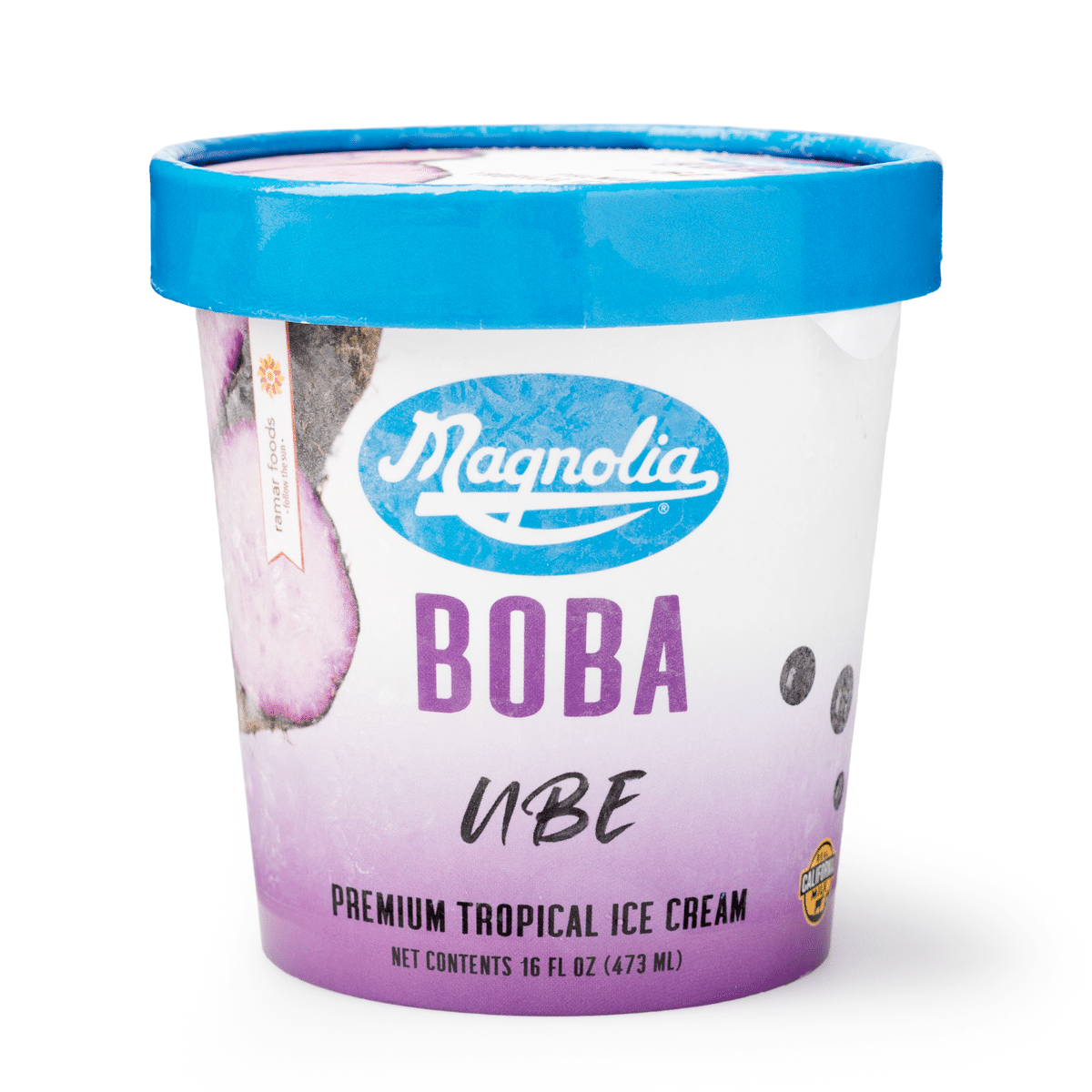 Magnolia 우베 보바 아이스크림 473 밀리리터
