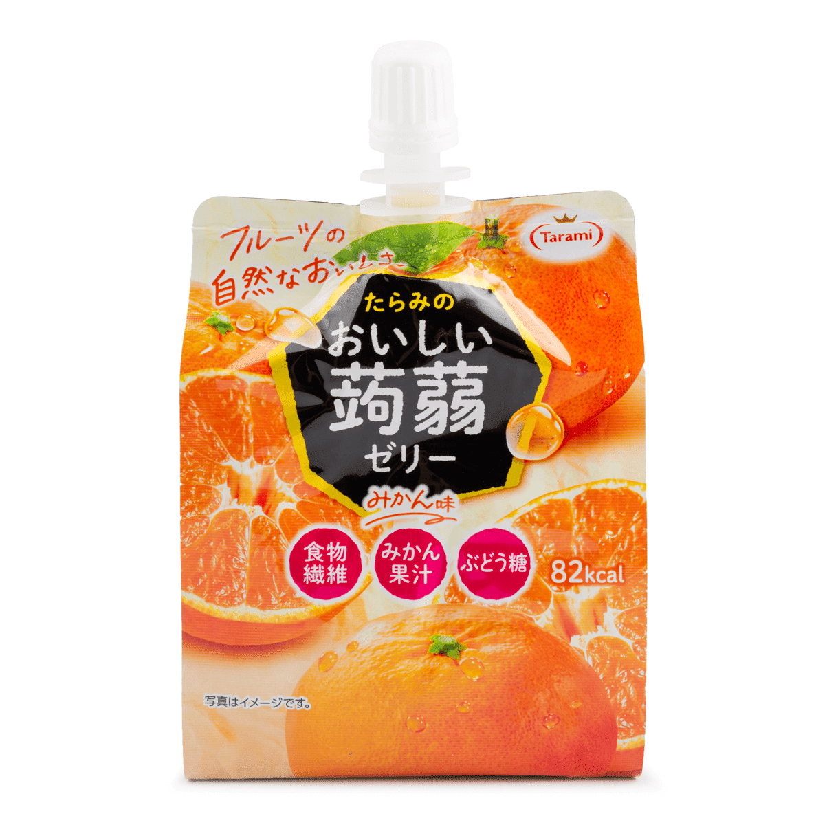 Tarami こんにゃく ゼリー みかん味 150 グラム