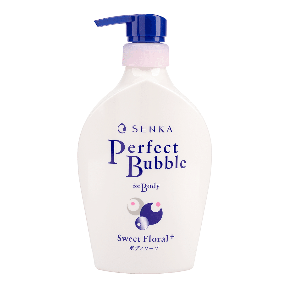 Sabonete líquido corporal Shiseido Senka Perfect Bubble Sweet Floral+ 500 ml