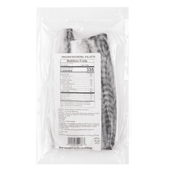 Norwegian Mackerel Fillet 2pc, Frozen 240-285 g
