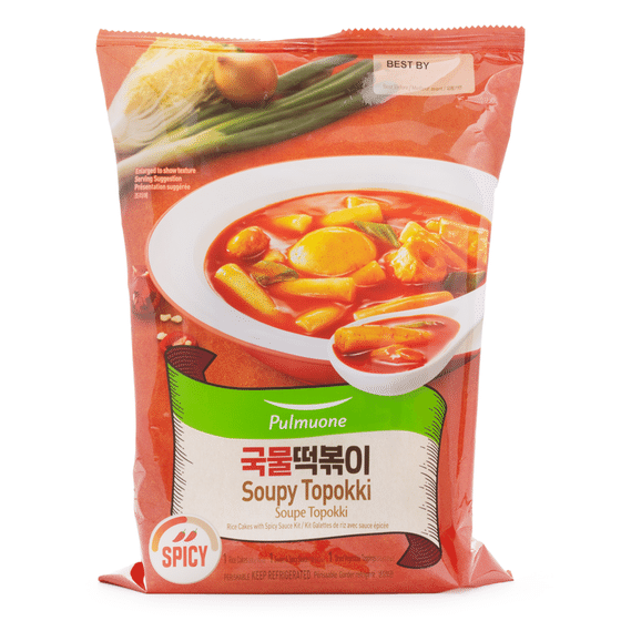 weee_tofuplantbased_Pulmuone Tteokbokki Soup, Sweet and Spicy Flavor 424 g