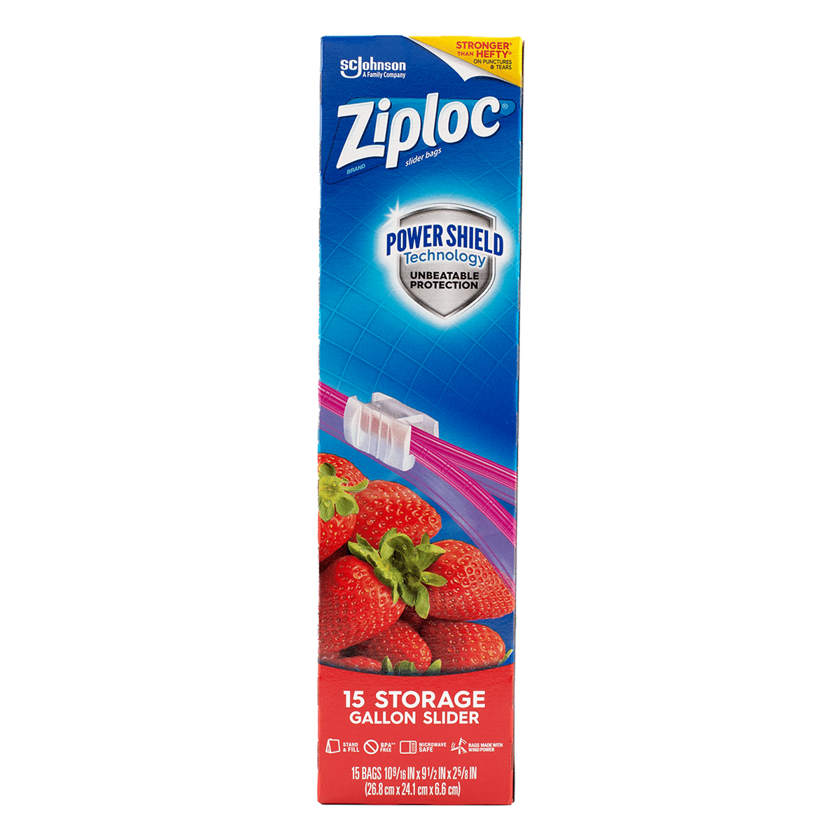 Bolsas de Almacenamiento con Cierre Fácil Ziploc, Tamaño Galón, Paquete de 15 1 count