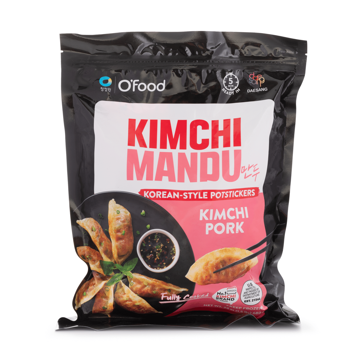 Chung Jung One Korean Style Potstickers, Kimchi Pork Flavor 1.5 lb