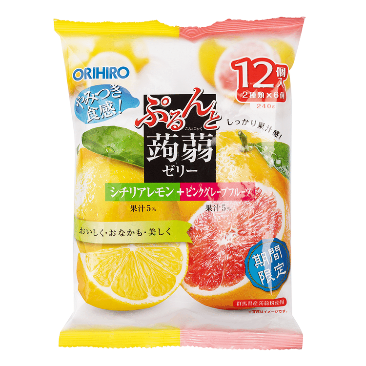 りんさま 専用 ペパーミント グレープフルーツ ORIHIRO ぷるんと蒟蒻ゼリー メロン+ピンクグレープフルーツ 120