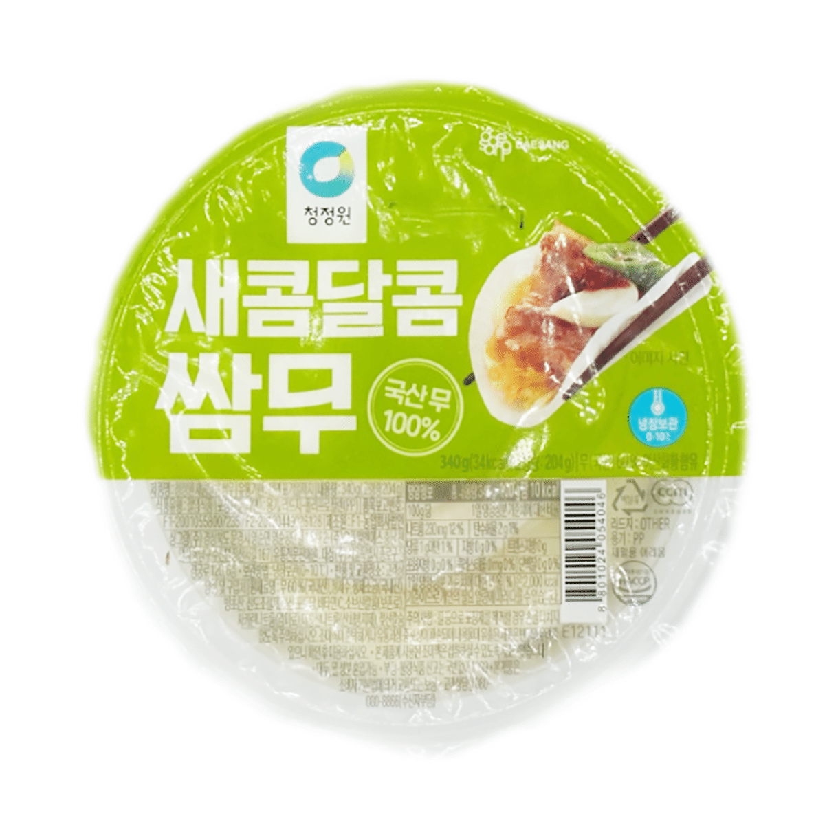 Chung Jung One 새콤달콤 쌈무 340 그램