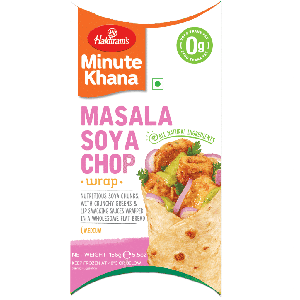 Haldiram 마살라 콩 단백질 랩 156 그램