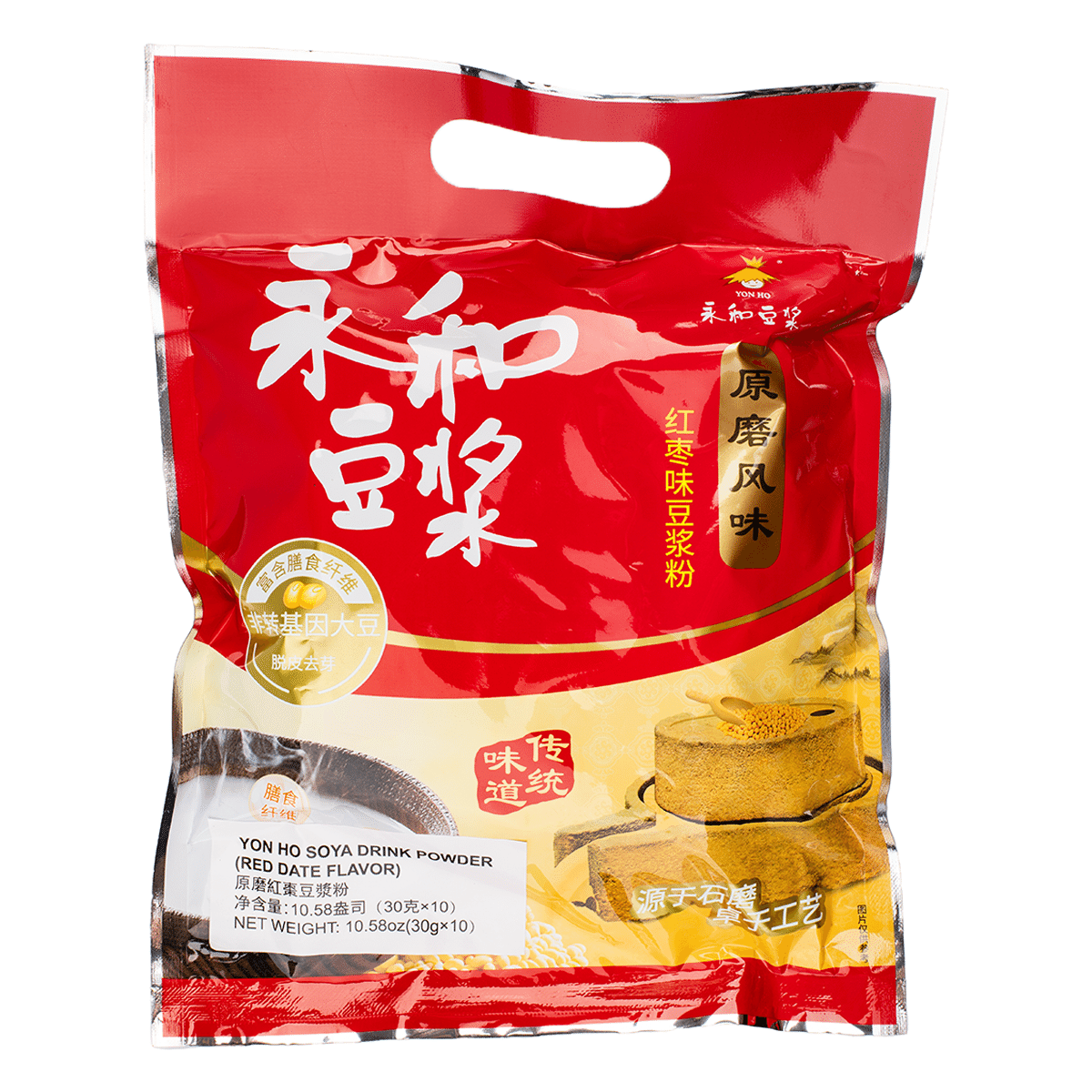 Yon Ho Red Date Soybean Powder 1.058 oz*10 pack