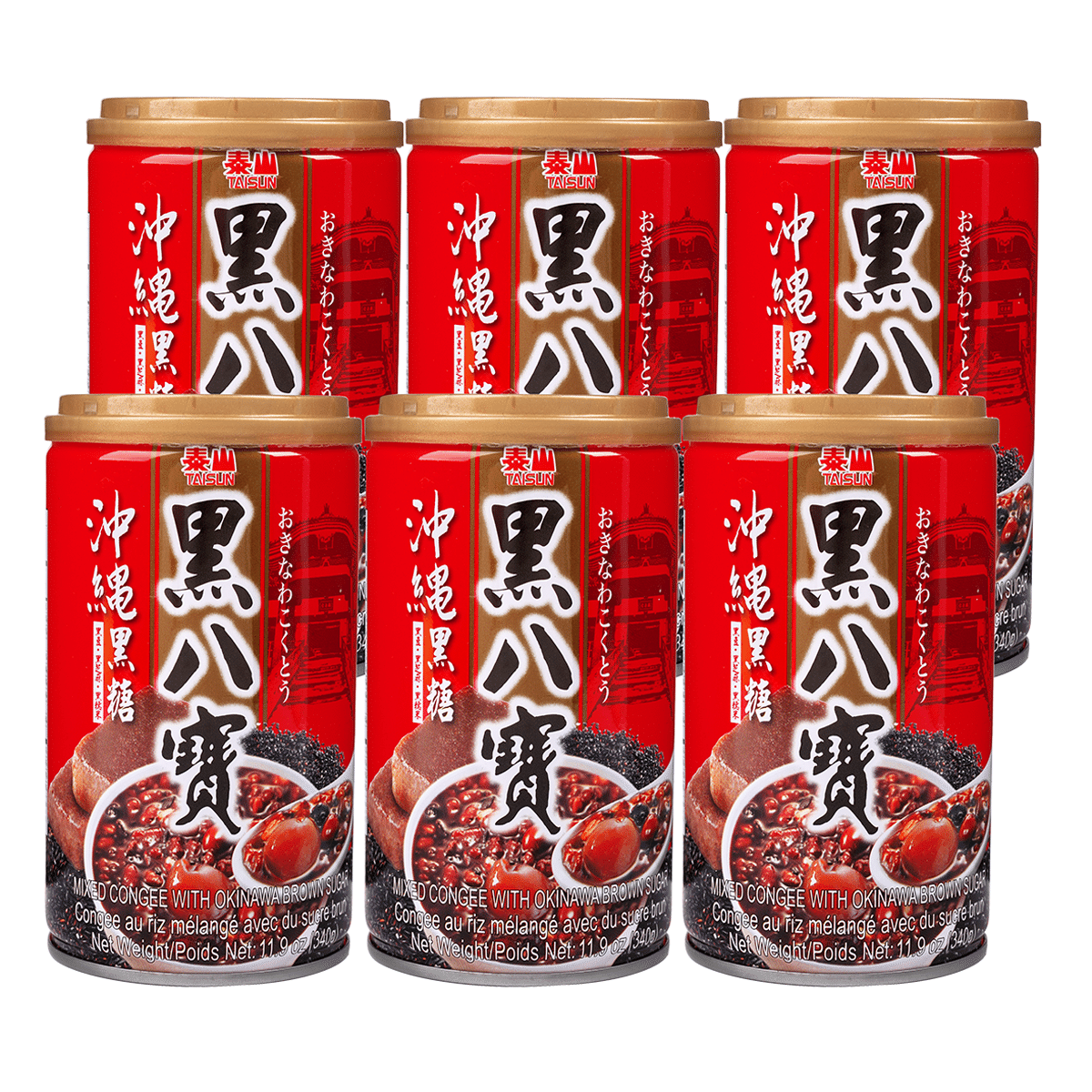 泰山 沖縄黒糖入りミックス粥 340 グラム