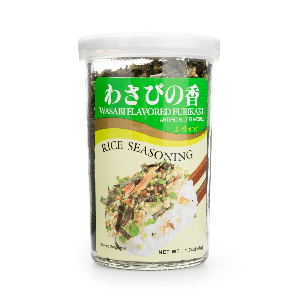 Gia Vị Rắc Cơm Rong Biển, Cá Bào & Wasabi Ajishima 1.7 oz*30 pack