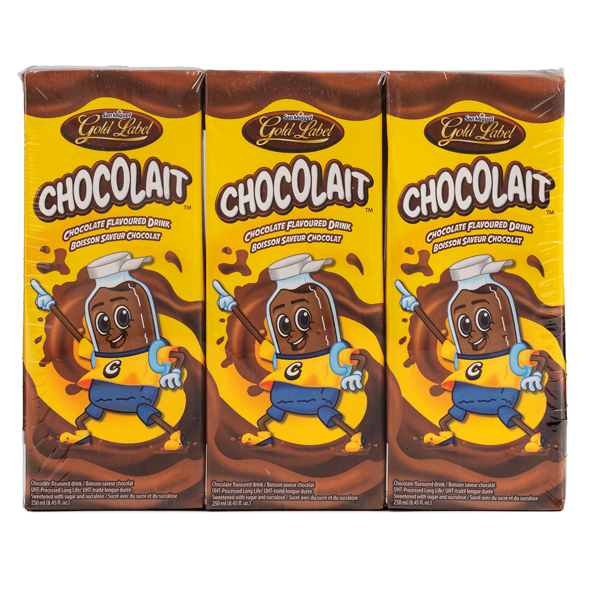 San Miguel Chocolait เครื่องดื่มรสช็อกโกแลต 3 แพ็ค 750 มิลลิลิตร