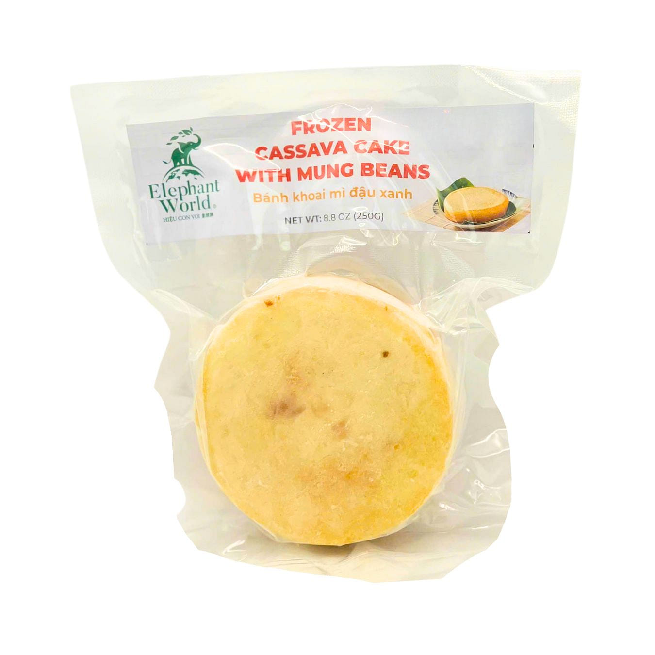 Pastel de yuca con frijol mungo Elephant World congelado 8.8 onza(s)