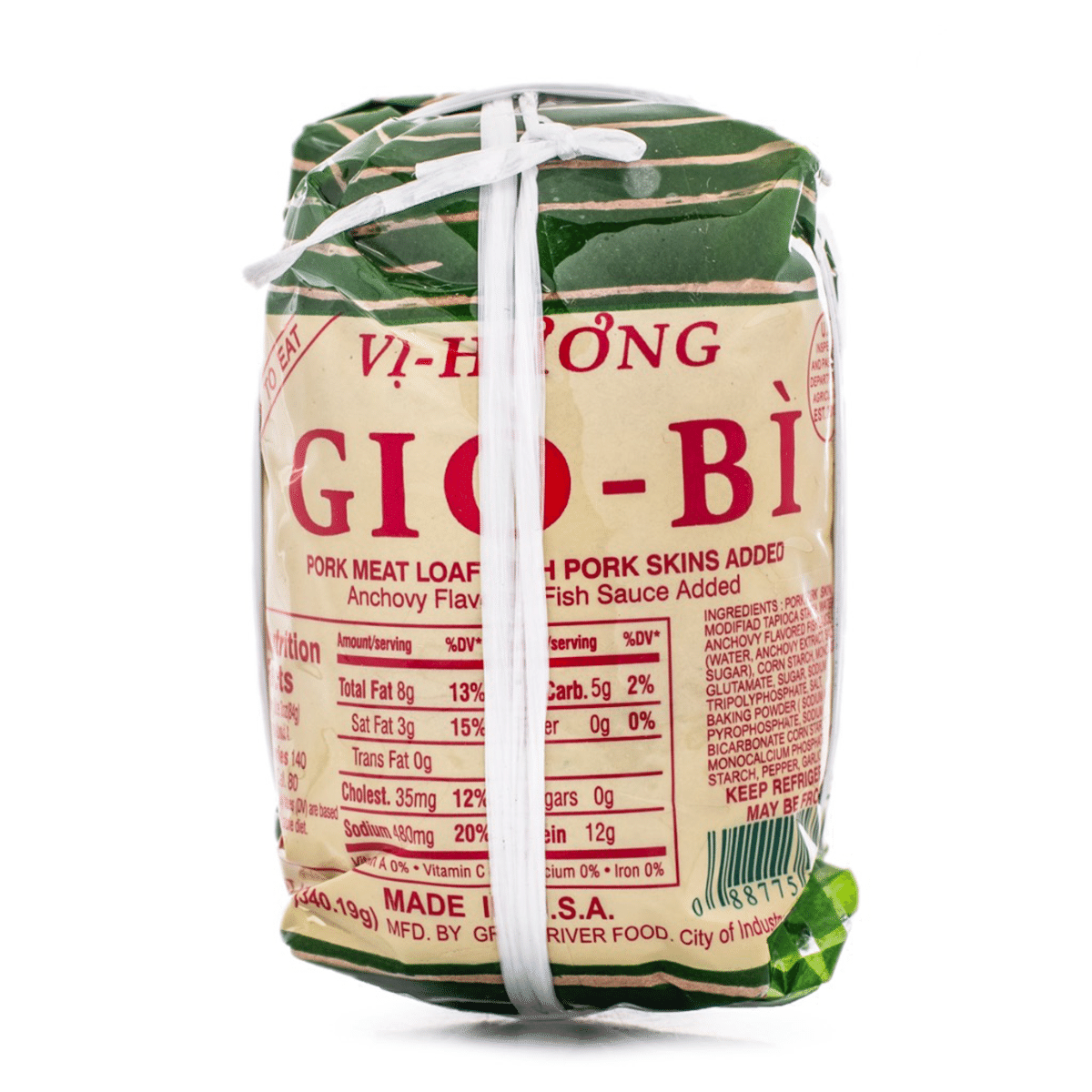 Vi Huong Pork Loaf with Skin, Frozen 12 oz