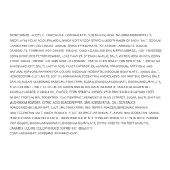 JONGGA Real Kimchi Ramen King Cup 140 g