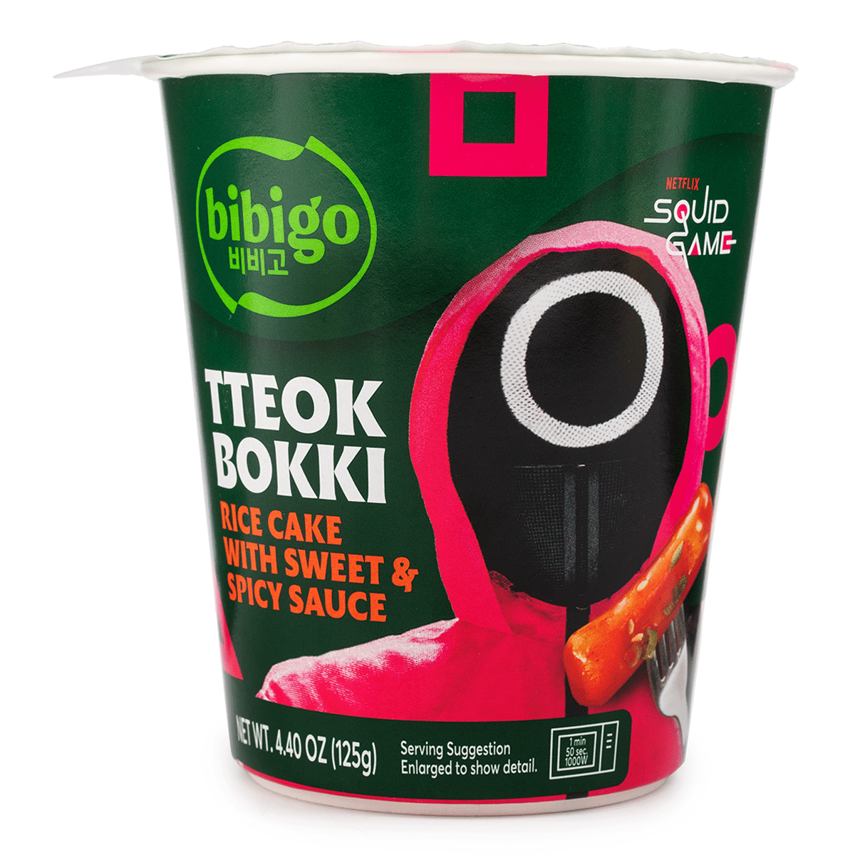 CJ Bibigo Tteokbokki Pouch Sweet & Spicy Flavor 125 グラム*24 パック