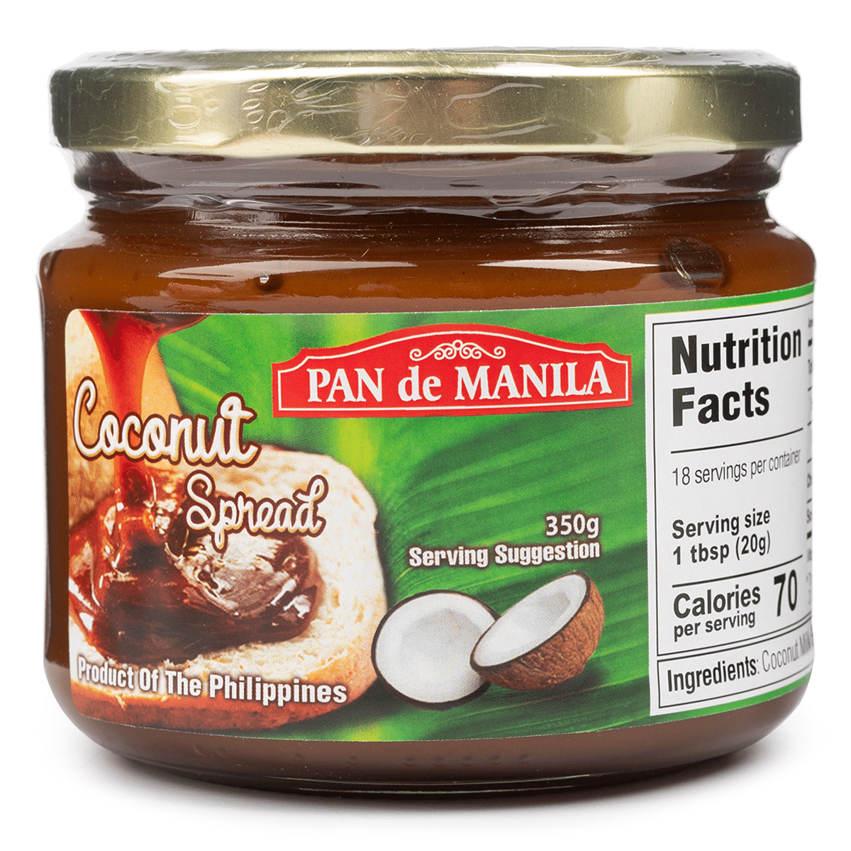 Pan de Manila Coco Jam (Coconut Spread) 350 g